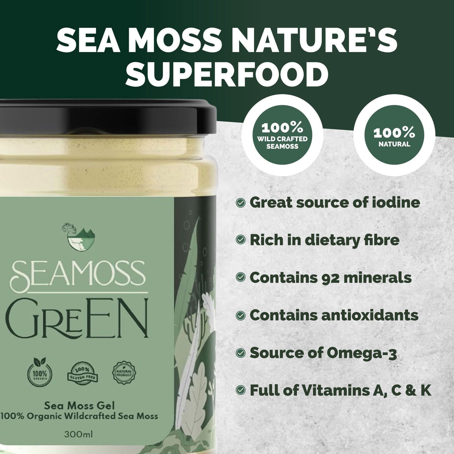 Sea Moss Gel  by SeaMoss Green