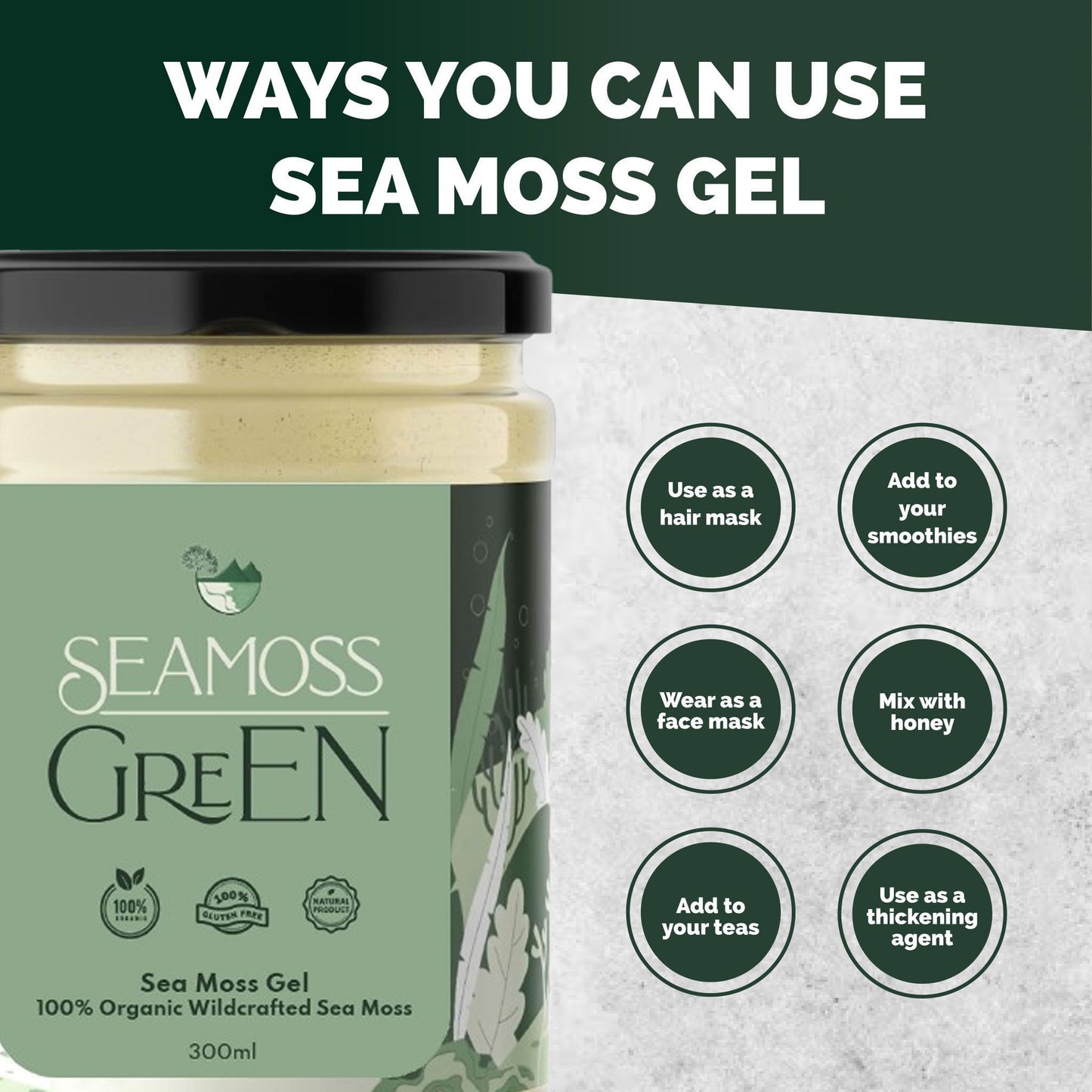 Sea Moss Gel  by SeaMoss Green