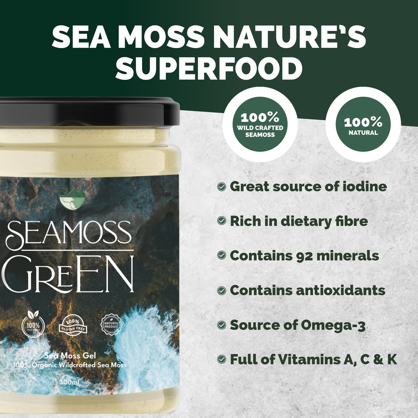 Sea Moss Gel  by SeaMoss Green