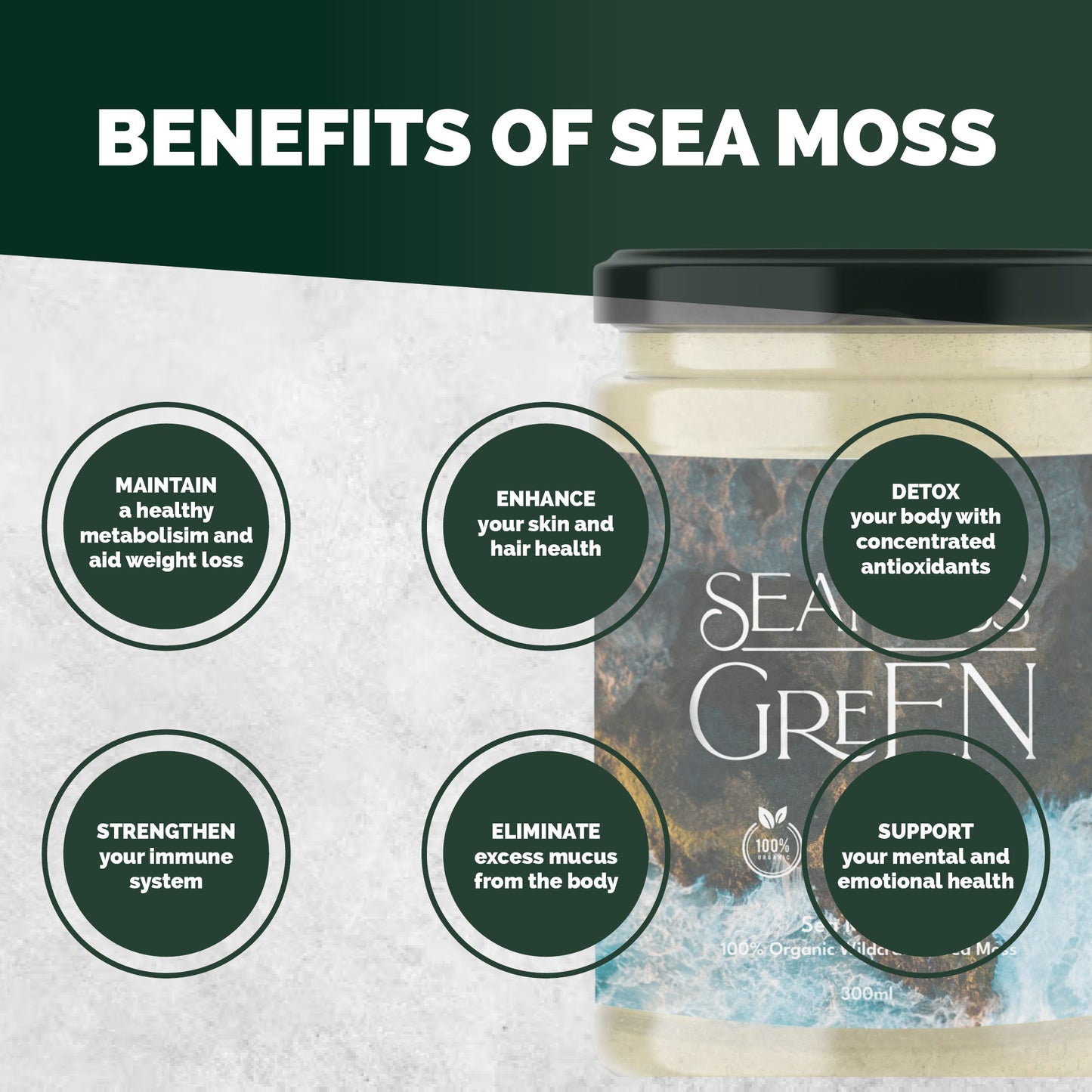 Sea Moss Gel  by SeaMoss Green